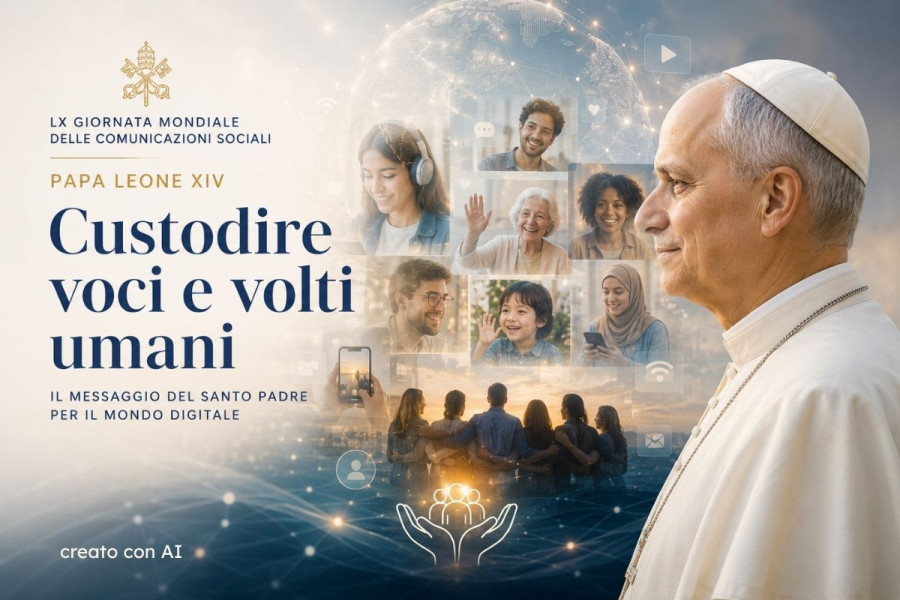 "Custodire voci e volti umani": L&rsquo;appello di Papa Leone XIV per la 60&ordf; GMCS